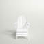Chaise Adirondack pliante en plastique / résine avec repose-pieds Leighton-1436087508