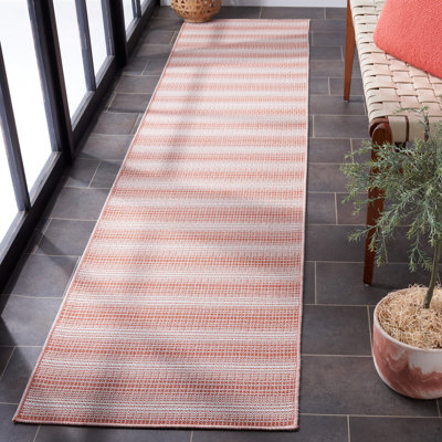 Trexler 231 Area Indoor/Outdoor Area Rug In Terracotta