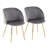 Terrance 18.5'' H Velvet Upholstered Parsons Chair-2019242875-2019242874