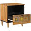 40cm W Solid Wood Bedside Table