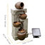Polystone Solar Fountain with Light