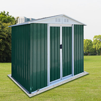 Abri de jardin à porte coulissante