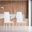 Chaise d'appoint blanche