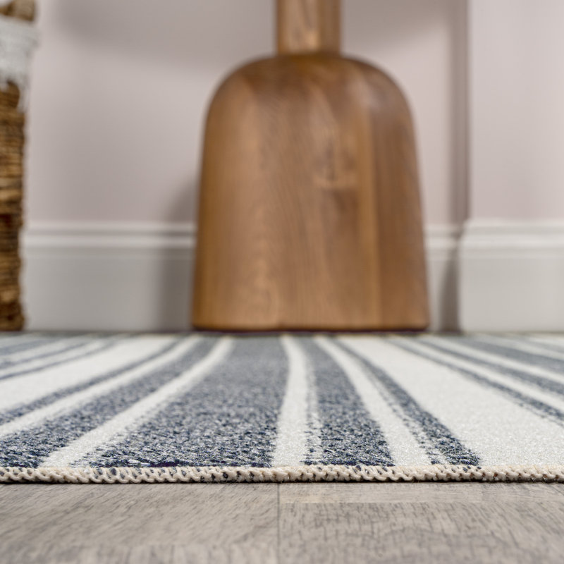Tapis crème / gris foncé Raygoza, Tapis de couloir 2 pi x 7 pi 10 po