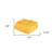 California King Gold Cotton Basketweave Geometric Blanket