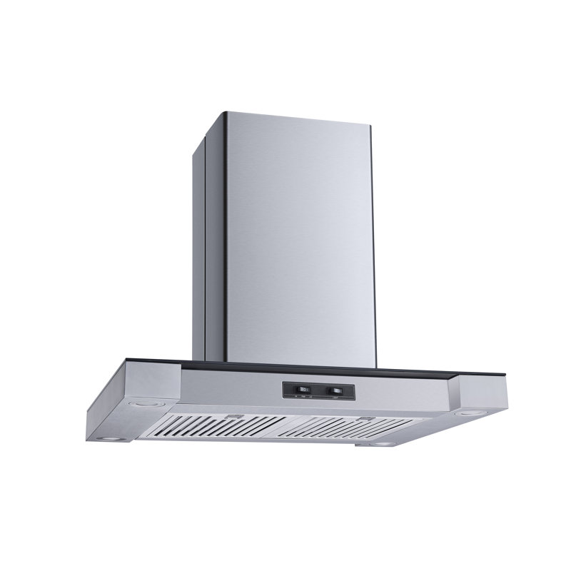 H155C Series 30" 300 CFM Convertible Island Range Hood in Stainless Steel With Filter Included