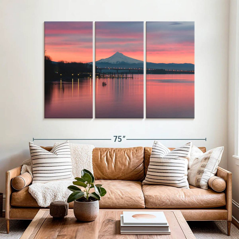 Alvord Columbia River Sunset View, 42" H x 65" W