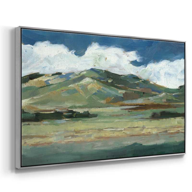 Western Sky II, reproduction d'art sur toile, H 25 po x l 37 po x P 2 po, Argent