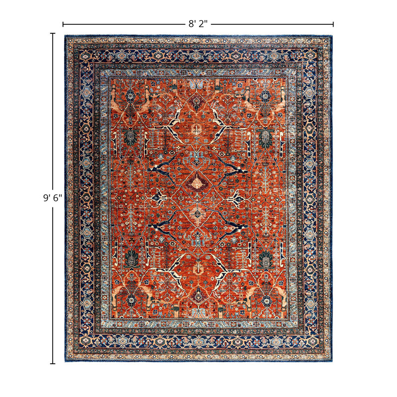 Serapi One-of-a-Kind 8' 2" X 9' 6" Hand Knotted Area Rug