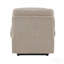 Fauteuil inclinable électrique en cuir ivoire avec fonction de levage, chauffage et massage