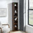 8-Tier Media Tower Rack with Adjustable Shelves, Slim CD/DVD Storage Cabinet for Home Office-1607229755