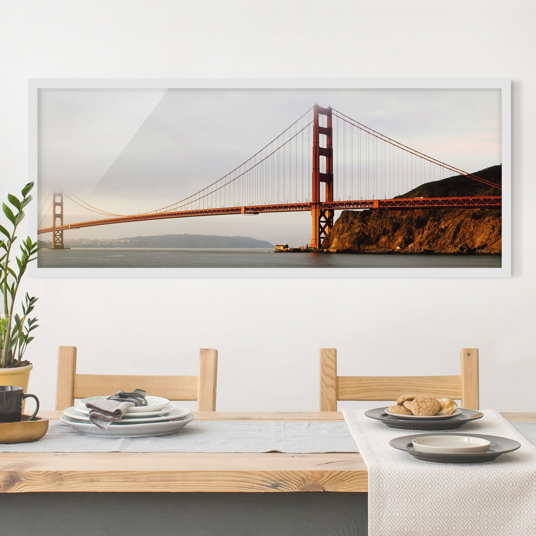 Bild mit Rahmen - San Francisco - Panorama-Landschaft - A