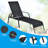 Ailise Outdoor Metal Chaise Lounge