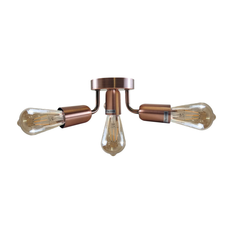 Neravetla Flush Mount, Copper, Yes