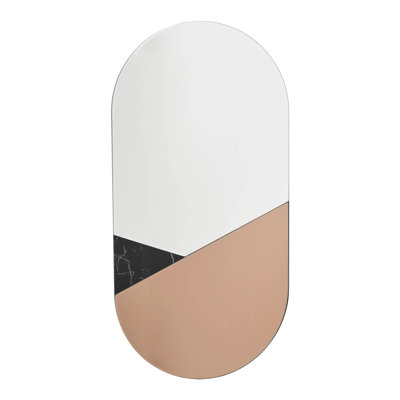 Abrielle Glass Flat Wall Mirror