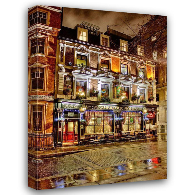 Art sur toile tendue Red Barrel Studio® Terrible, Aurelien Gallery: The Sherlock Holmes, H 38 po x l 28 po