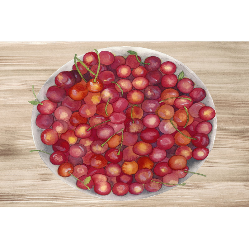 Bowls Of Fruit IV by Alicia Ludwig - Wrapped Canvas Painting, 30cm H x 46cm W