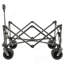 Utilitaire utilitaire de jardin pliable couleur chariot de camping pique-nique extérieur chariot de plage, vert-123115759