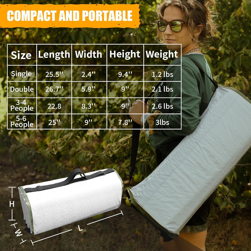 Pour lit de bébé pour 3-4 personnes, H 2 po x L 74,80 po x l 24,80 po