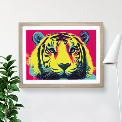 Colourful Tiger Vol.5 Abstract - Single Picture Frame Print