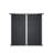Keter Essential 6 x 4 ft. Durable Resin Outdoor Storage Shed With Floor and Double Doors for Garden Patio Furniture and Tools, Black