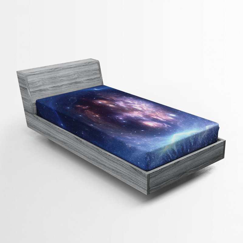 Drap-housse en microfibre Outer Space, Drap-housse simple TG
