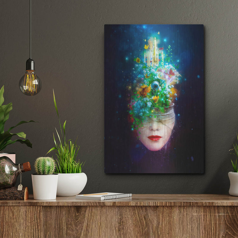 «Herbal Mouvement On Metal» par Mario Sanchez Nevado, reproduction, H 16 po x l 12 po