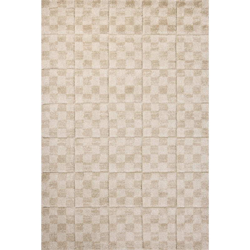 Manali Oatmeal / Sand Area Rug, Square 1'6"