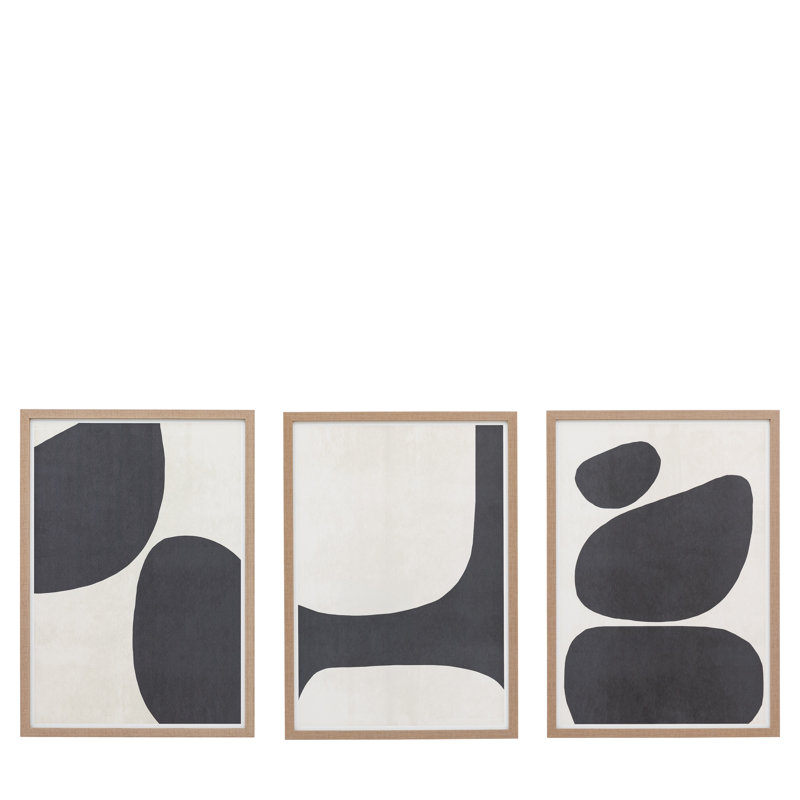 3 Piece Wrapped Canvas Wall Art