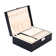 Jewelry Box Double Layer Storage Velvet Cosmetics Holder Leather Christmas Gift