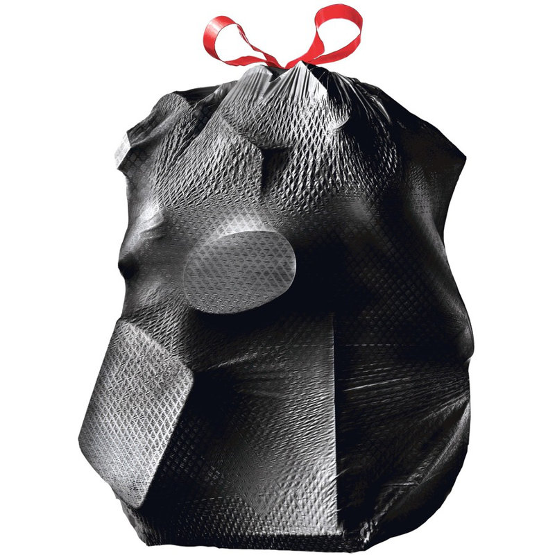 Polyethylene Plastic Trash Bags - 150 Count
