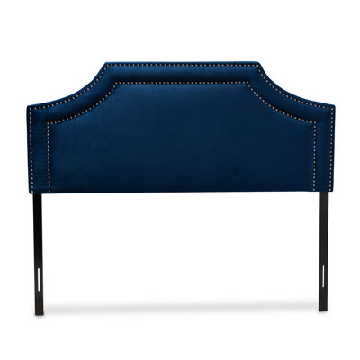 Tête de lit tapissier en velours Meichele