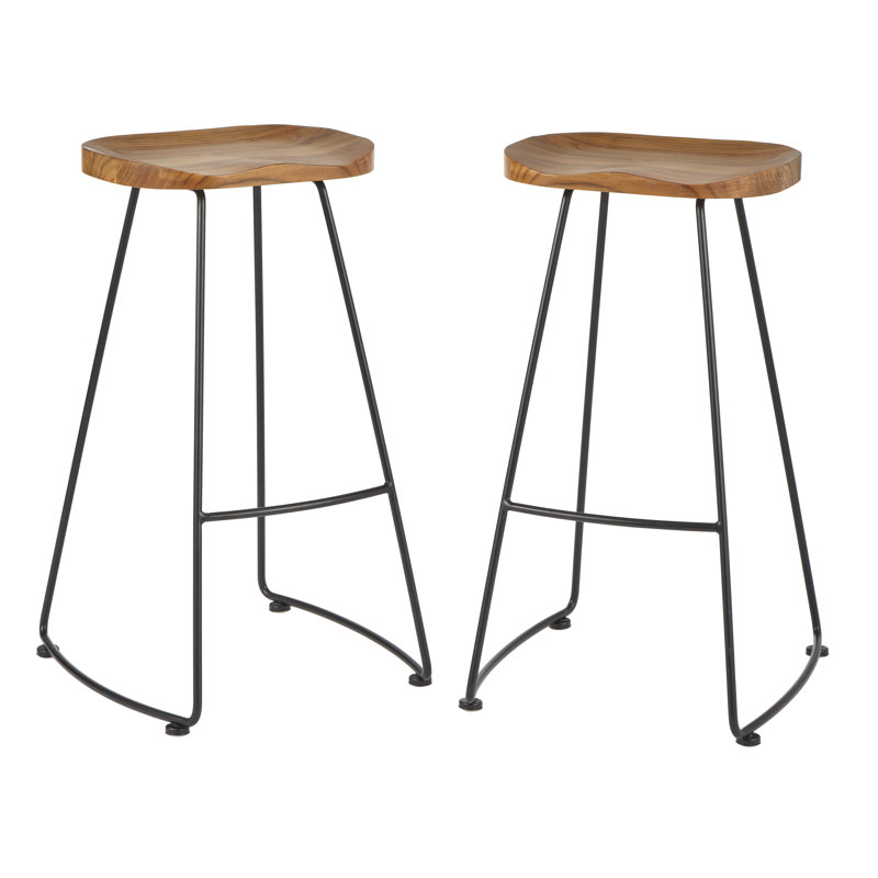 Bussard Bar & Counter Stool, Bar Stool (30.3" Seat Height), Natural