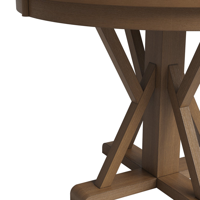 Table de salle à manger Amoz, Noyer / Noyer