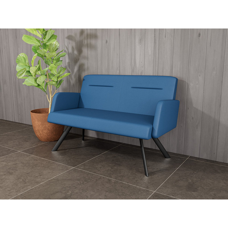 Causeuse Willow, Noir, Patriot Plus Blue Ridge, Yes