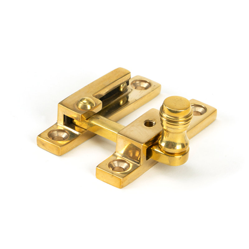 Quadrant Fastener, Polished Brass