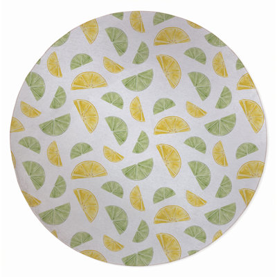 Summer Limes & Lemons Outdoor Rug