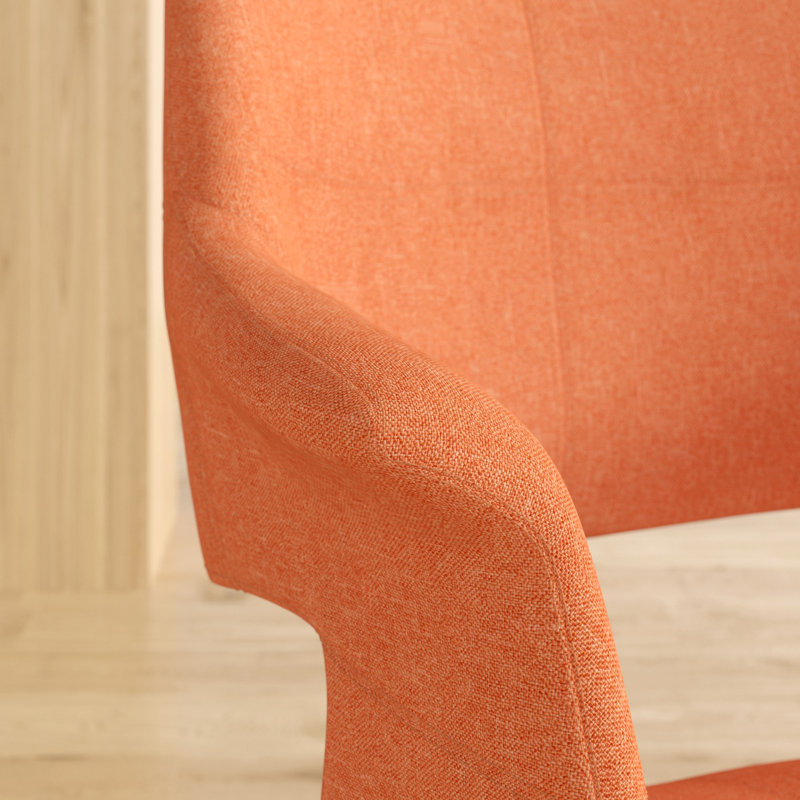 Fauteuil rembourré Amein, Orange