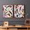 ABSTRACT Series LV III - Reproduction encadrée de qualité supérieure - prêt à être accroché - aucun clou requis - aucun clou requis