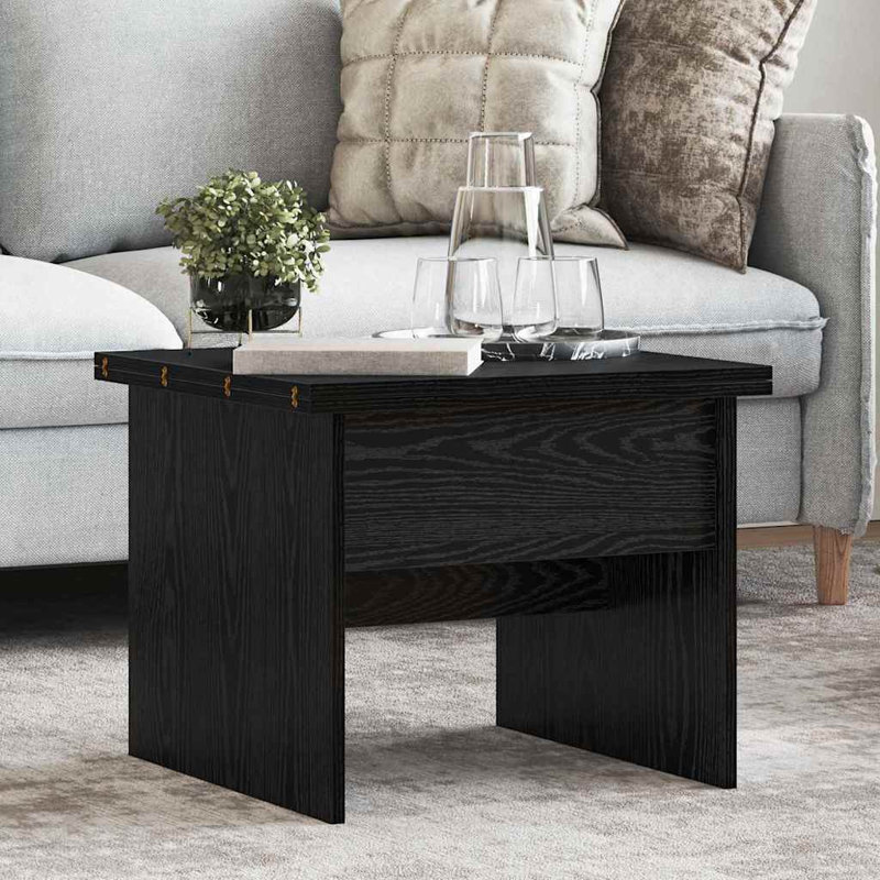 Lift Top Coffee Table, Black Oak