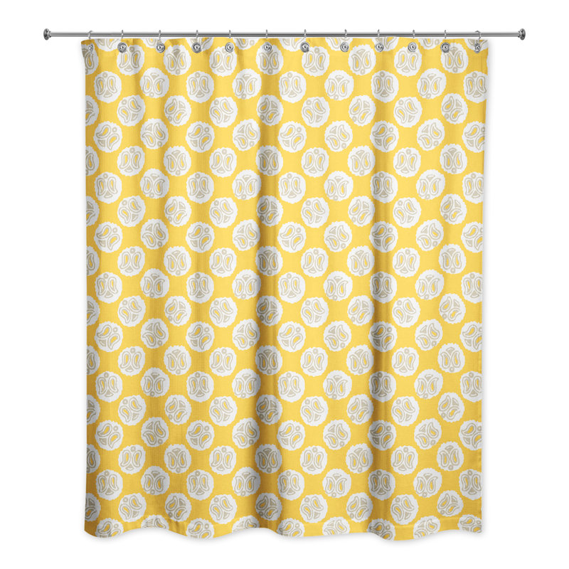 Rideau de douche Guardian Angel, Jaune