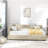Full Size Storage Upholstered Tufted Bed Frame, Sofa Bed Frame With Comfortable Backrest And Armrests, Full Size Bed For Bedroom, Living Room,Velvet-1502938942