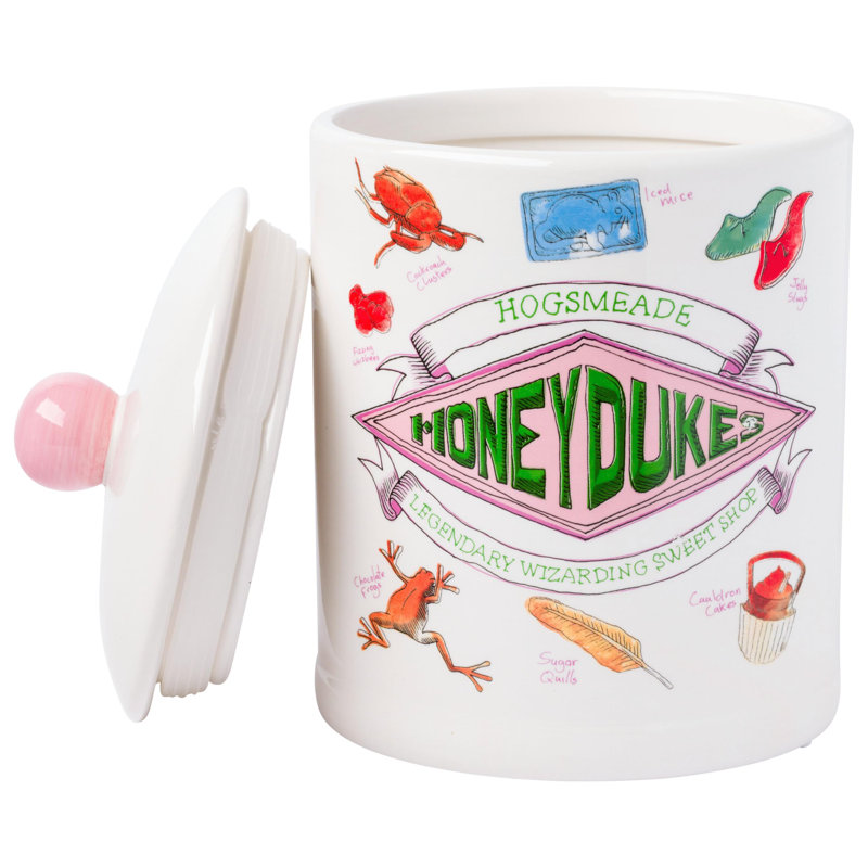 Harry Potter “Honeydukes” Large Canister Ceramic Cookie Jar, 7” X 10” X 7”