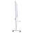 Double-Sided Magnetic Mobile Whiteboard with Markers