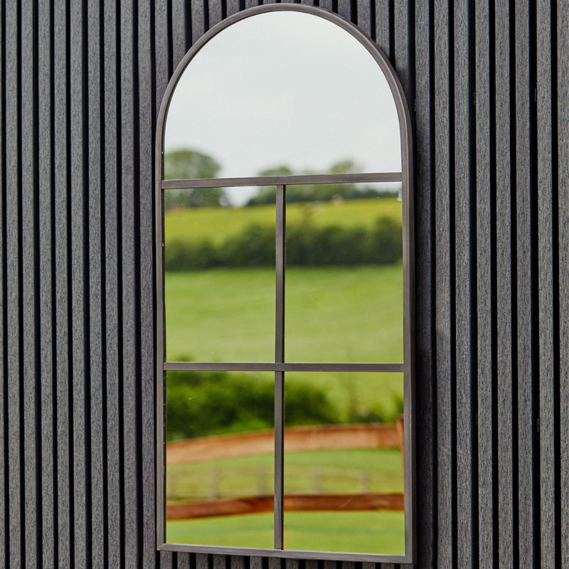 Metal Arch Wall Mirror