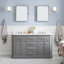 72" Palace Collection Quartz Carrara Cashmere Grey Bathroom Vanity Set With Hardware, Mirror in Polished Nickel (PVD) Finish-1380642573-1477000652-1477000655