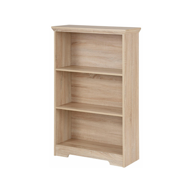 Bibliothèque Nanna, (3 tablettes) H 45,28 po x l 29,53 po x P 11,81 po, gris