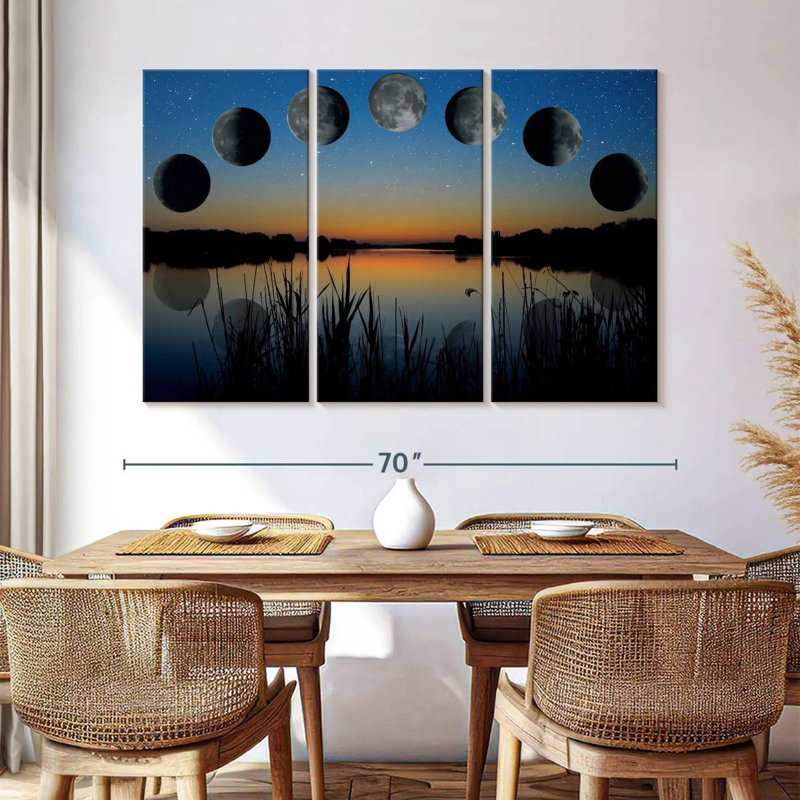 Oberle Lunar Phase Sequence, 42" H x 65" W
