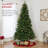 Pre-Lit Spruce Hinged Artificial Christmas Tree w/ Incandescent Lights, Foldable Stand-16351000