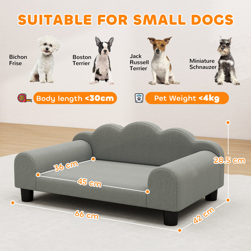 Terry-Style Pet Bed, Grey